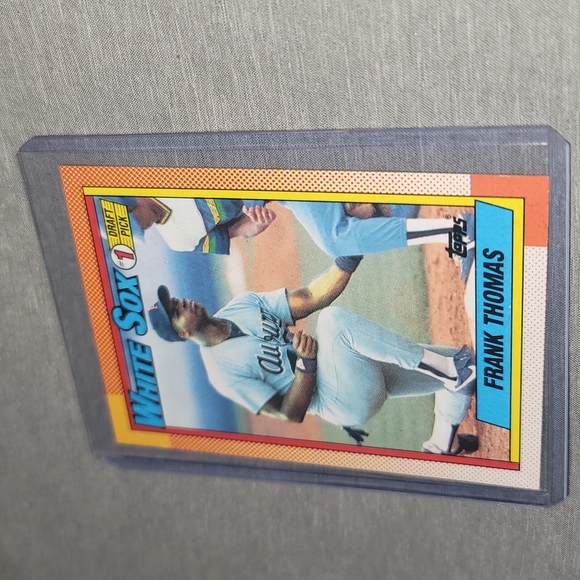 1990 Topps Frank Thomas Rookie Card - Picture 2 of 4